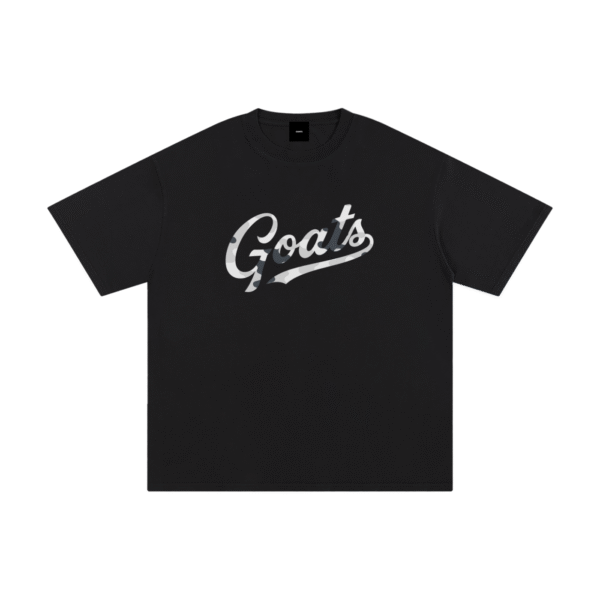 camo script tee black